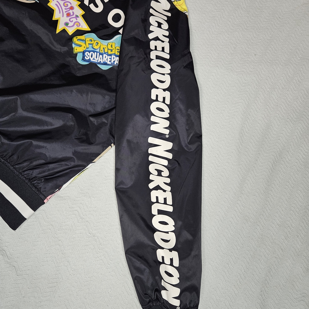 Nickelodeon Members Only Black Cartoon Character Jacket RN 125663 - Picture 6 of 10
